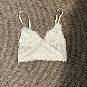 Lace Bralette in White